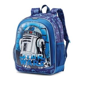 Star Wars Blue and Gray R2-D2 American Tourister Kids Backpack